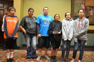 Red Shirt Middle School Students and Teachers